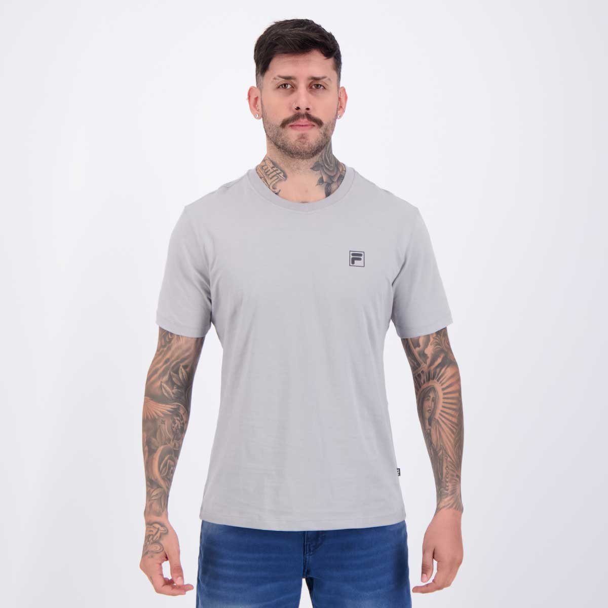 Camiseta Fila Comfort Classic Cinza