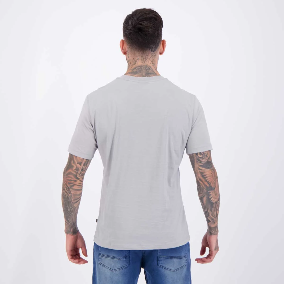 Camiseta Fila Comfort Classic Cinza Cinza 4