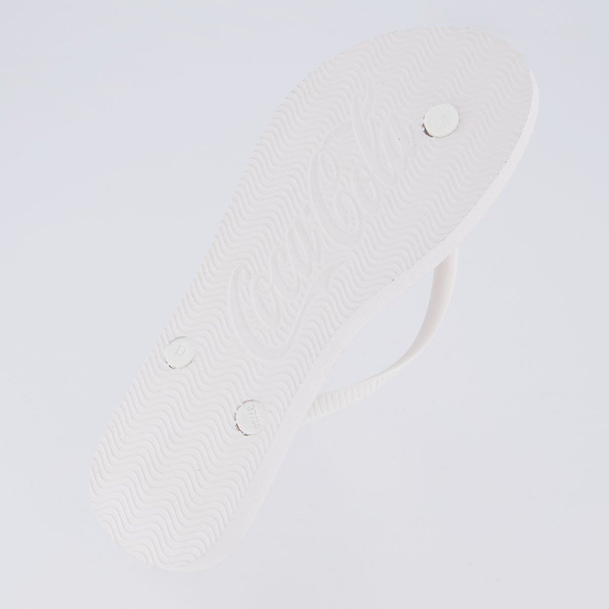 Chinelo Coca Cola Classic Lines Feminino Branco Branco 5