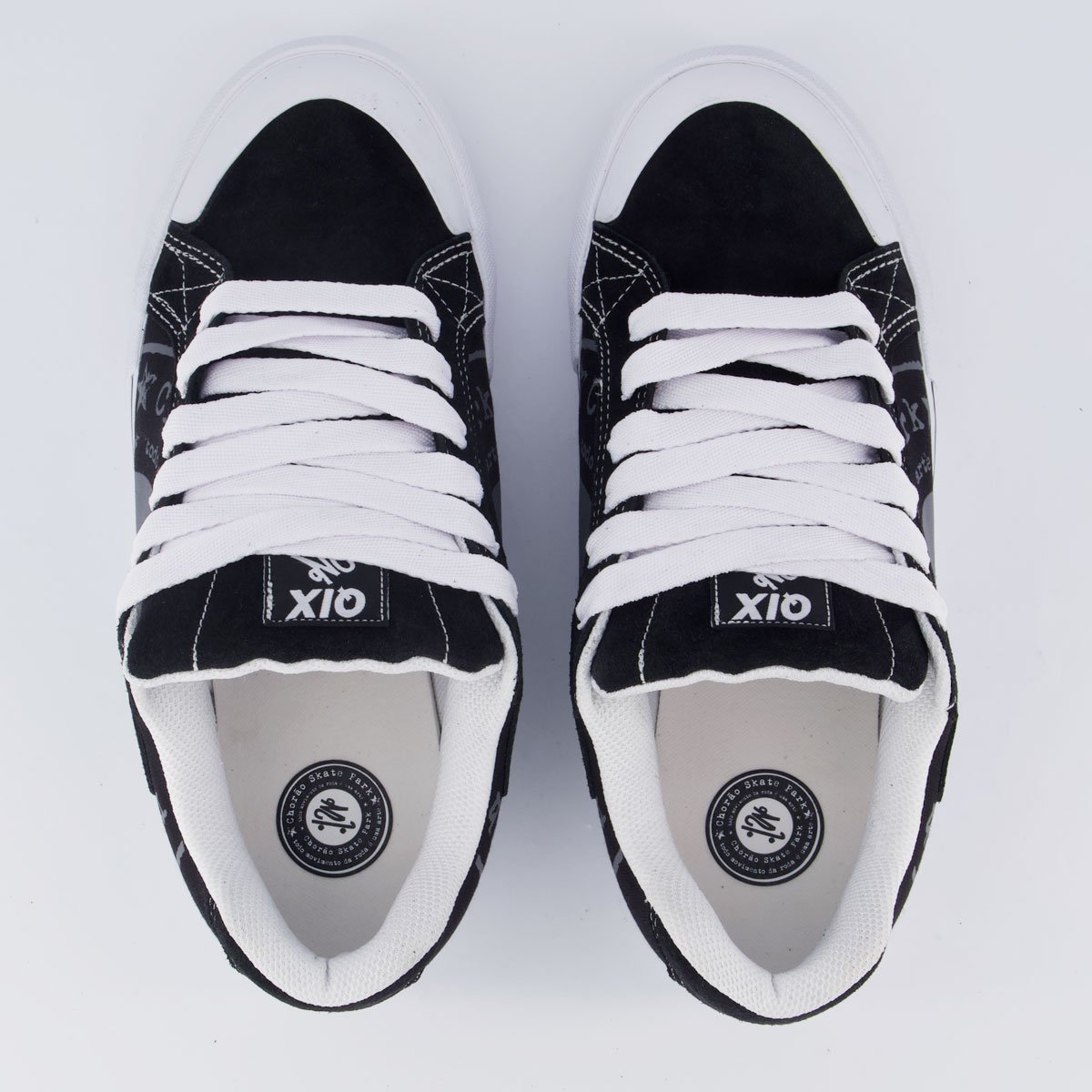 Tênis Qix Chorão Park Estampa Preto e Branco Preto 4