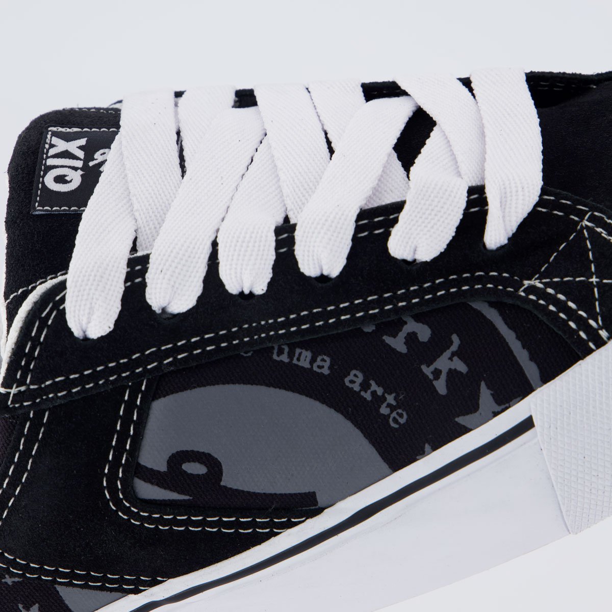 Tênis Qix Chorão Park Estampa Preto e Branco Preto 7