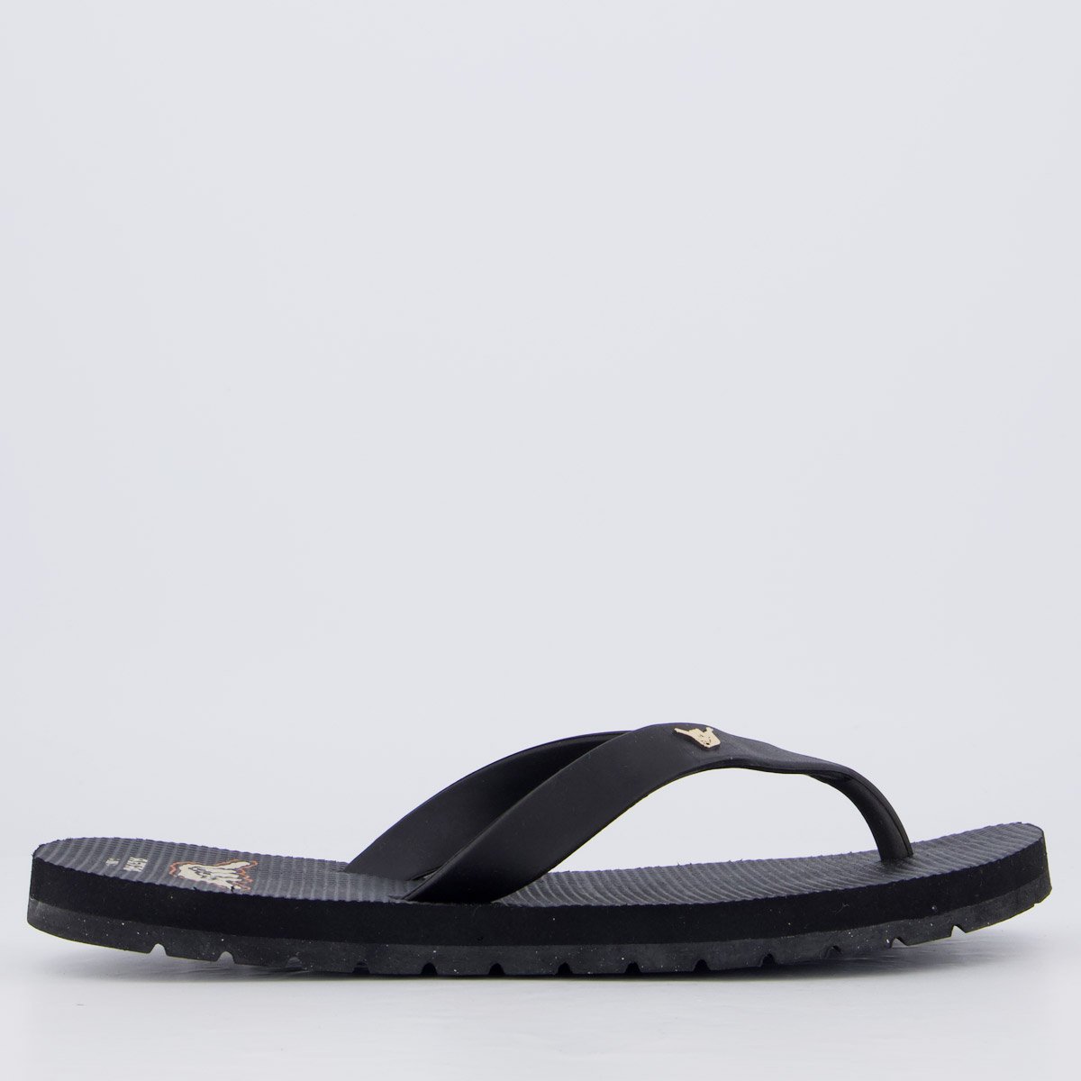 Chinelo Hang Loose HLDM0017 Preto Preto 2