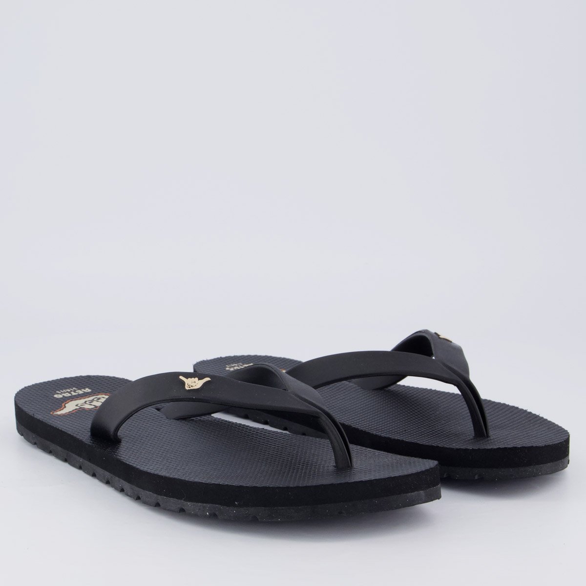 Chinelo Hang Loose HLDM0017 Preto Preto 3