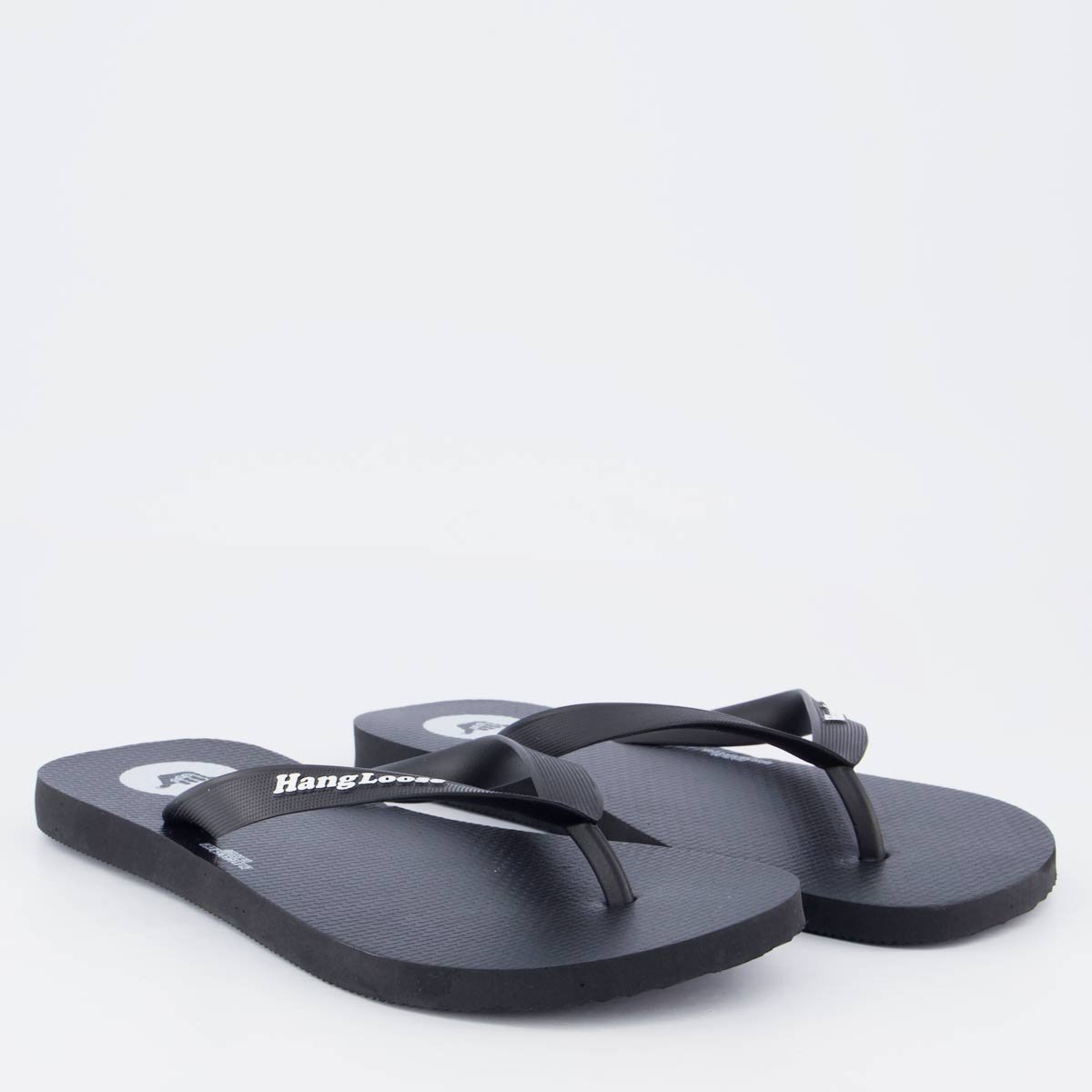 Chinelo Hang Loose HLFM0026 Preto e Branco Preto 3