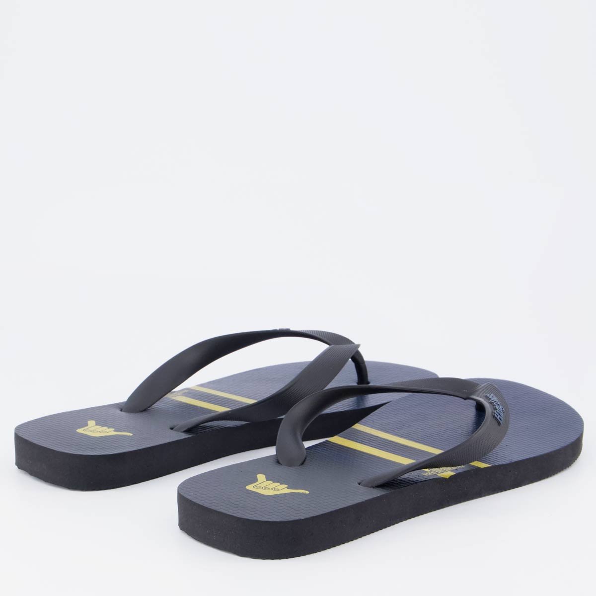 Chinelo Hang Loose HLFM0027 Preto e Marinho Preto 4