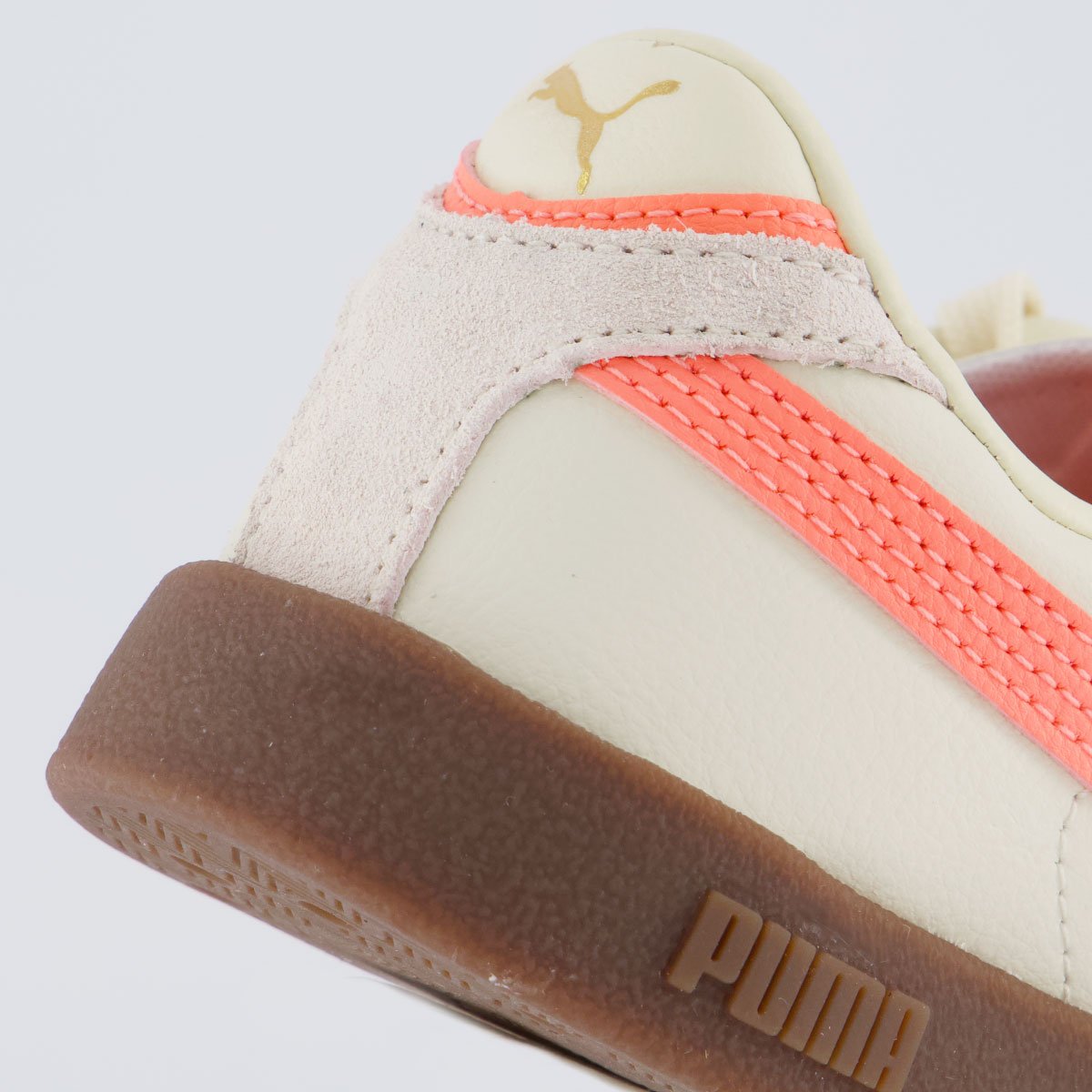 Tênis Puma Club Era II Feminino Bege e Rosa Bege 6