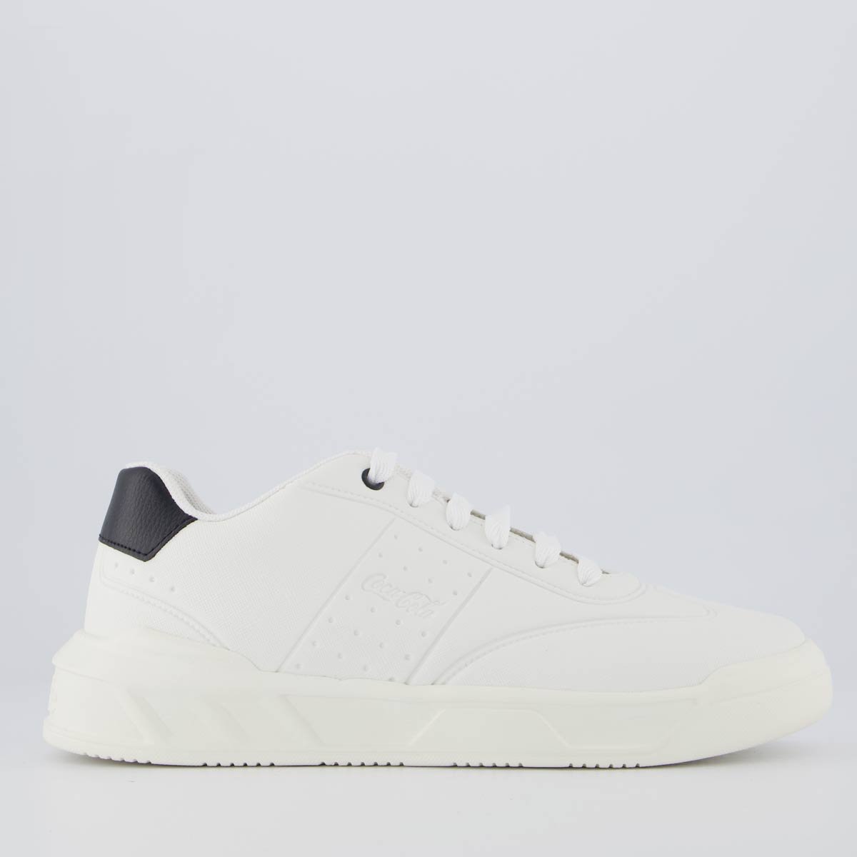 Tênis Coca Cola Soho Sky Branco e Preto