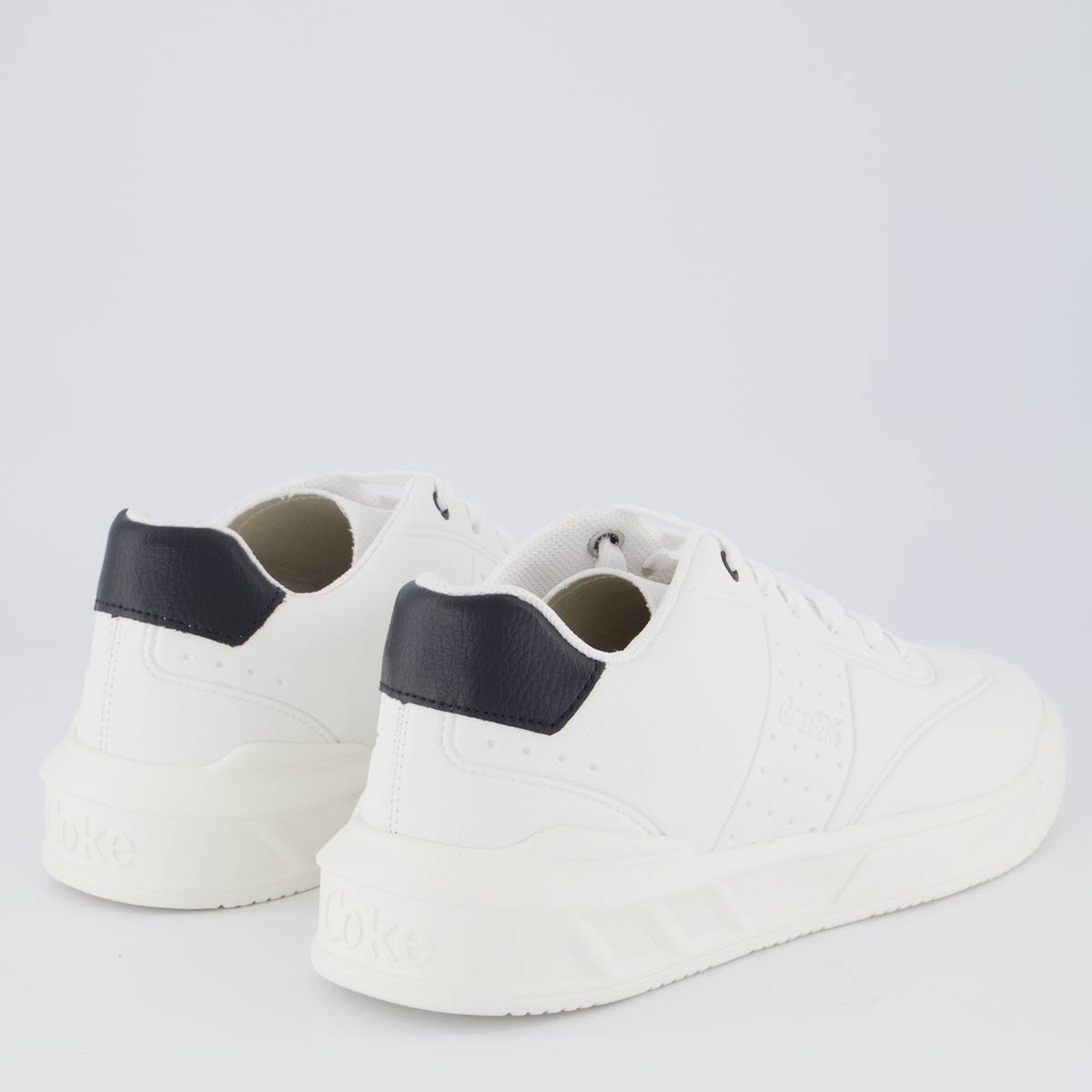 Tênis Coca Cola Soho Sky Branco e Preto Branco 3