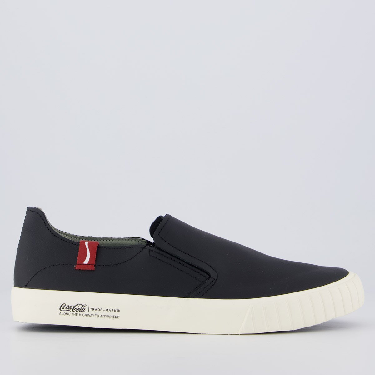 Tênis Coca Cola Philadelphia Leather Preto e Branco