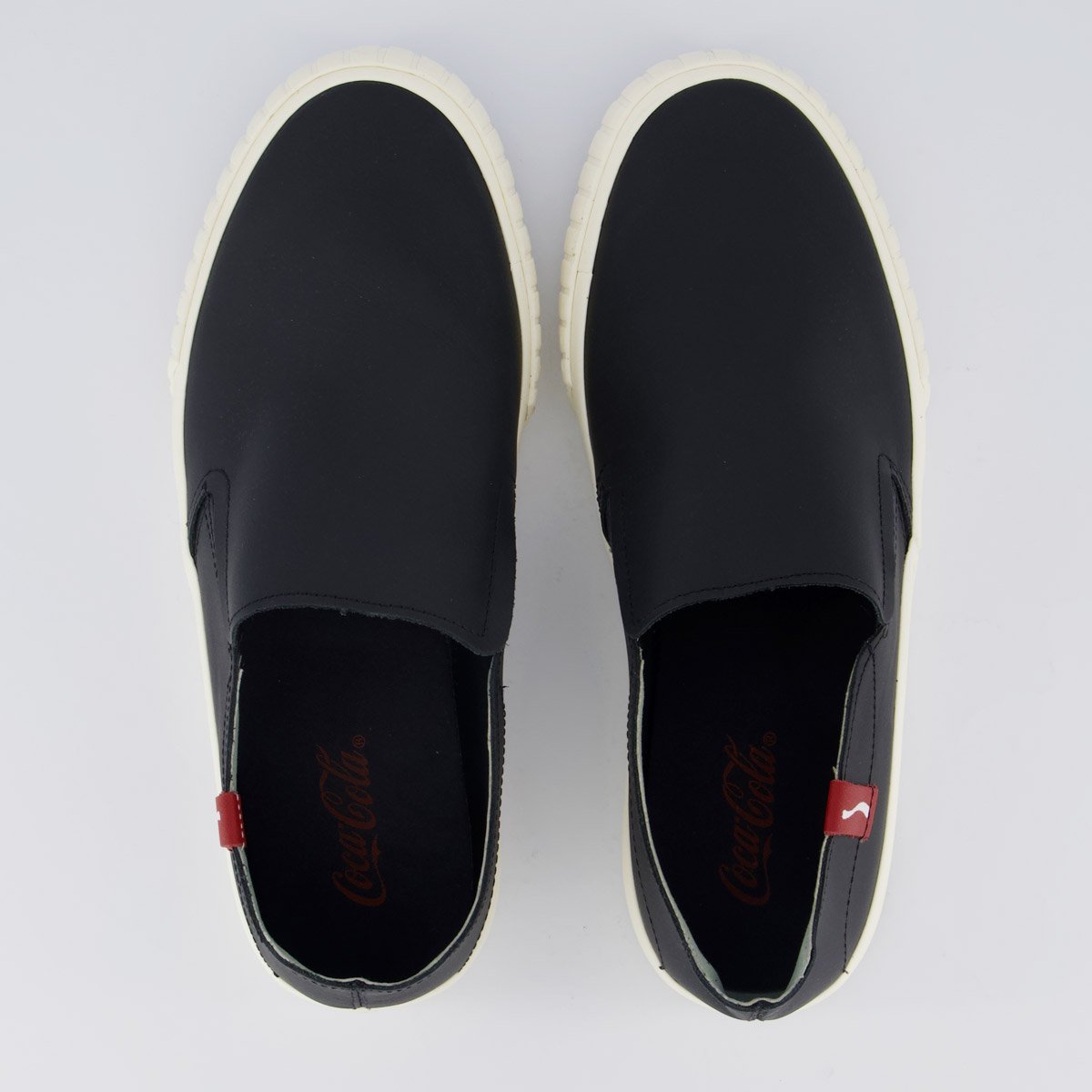 Tênis Coca Cola Philadelphia Leather Preto e Branco Preto 4