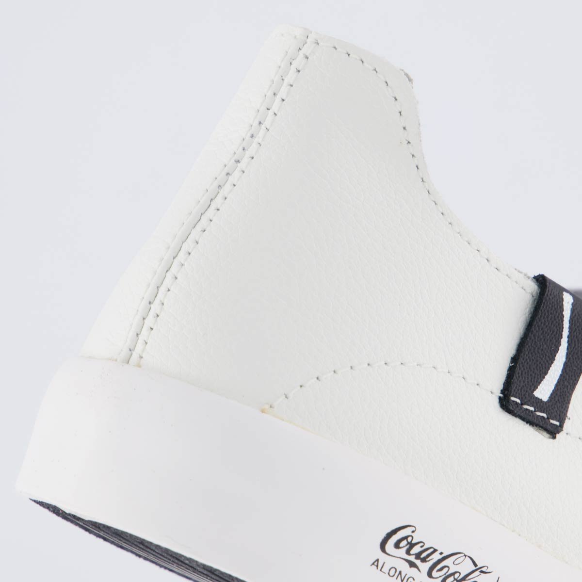 Tênis Coca Cola Philadelphia Leather Branco e Preto Branco 6