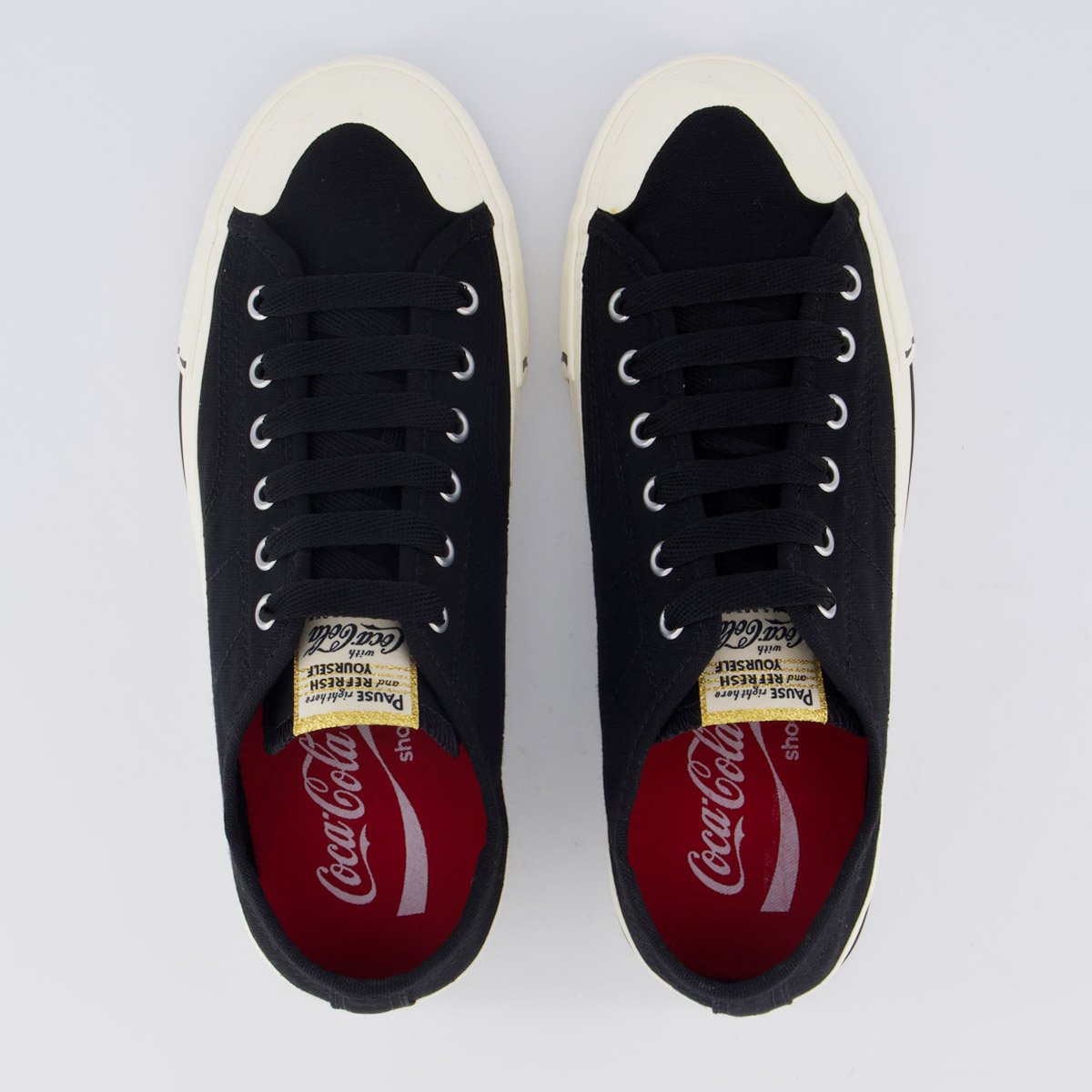 Tênis Coca Cola Horizon Canvas Feminino Preto Preto 4