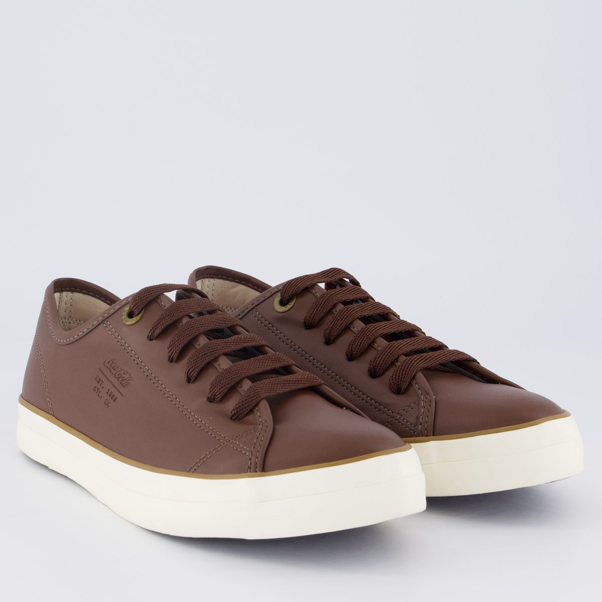 Tênis Coca Cola Stream Town Feminino Marrom Marrom 2