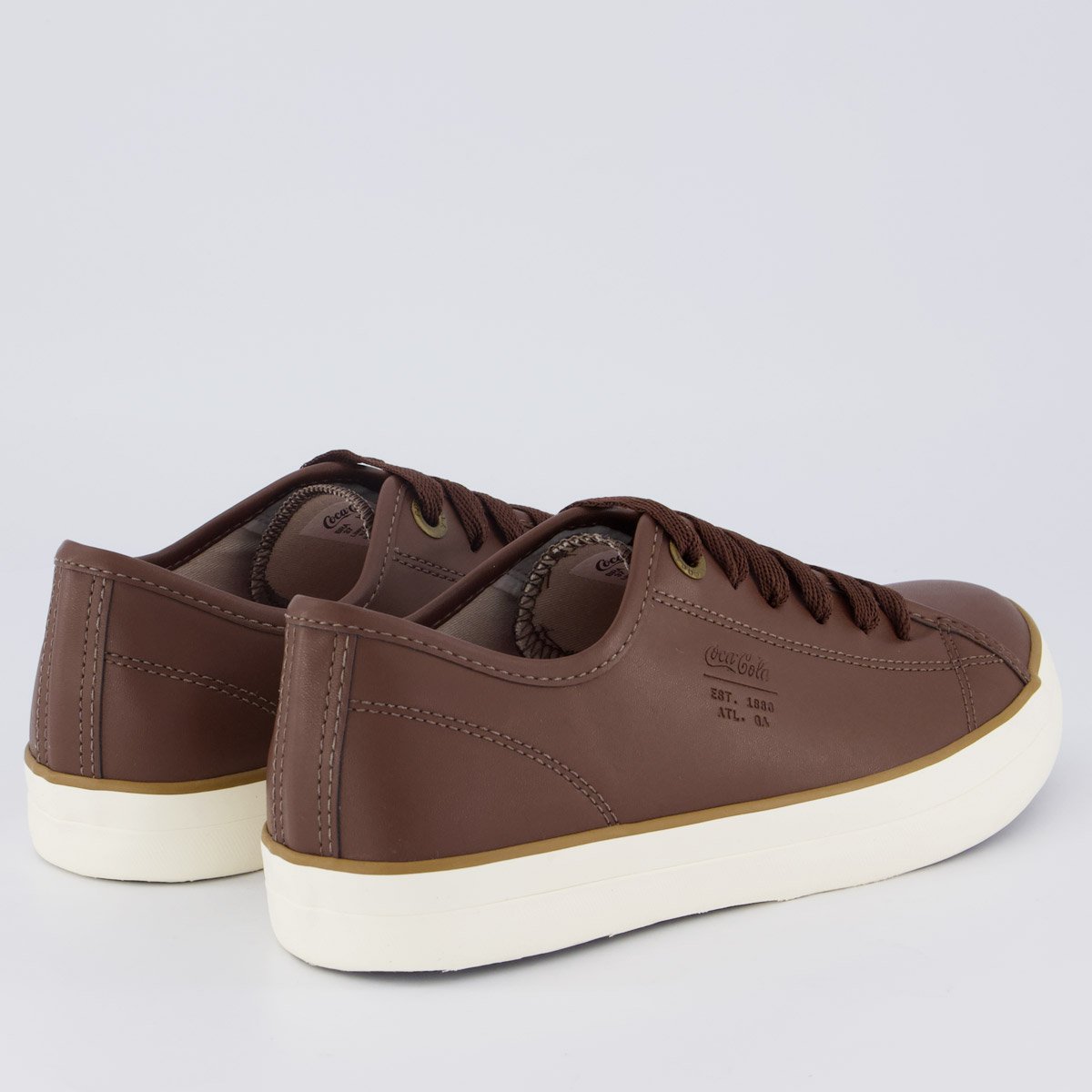 Tênis Coca Cola Stream Town Feminino Marrom Marrom 3
