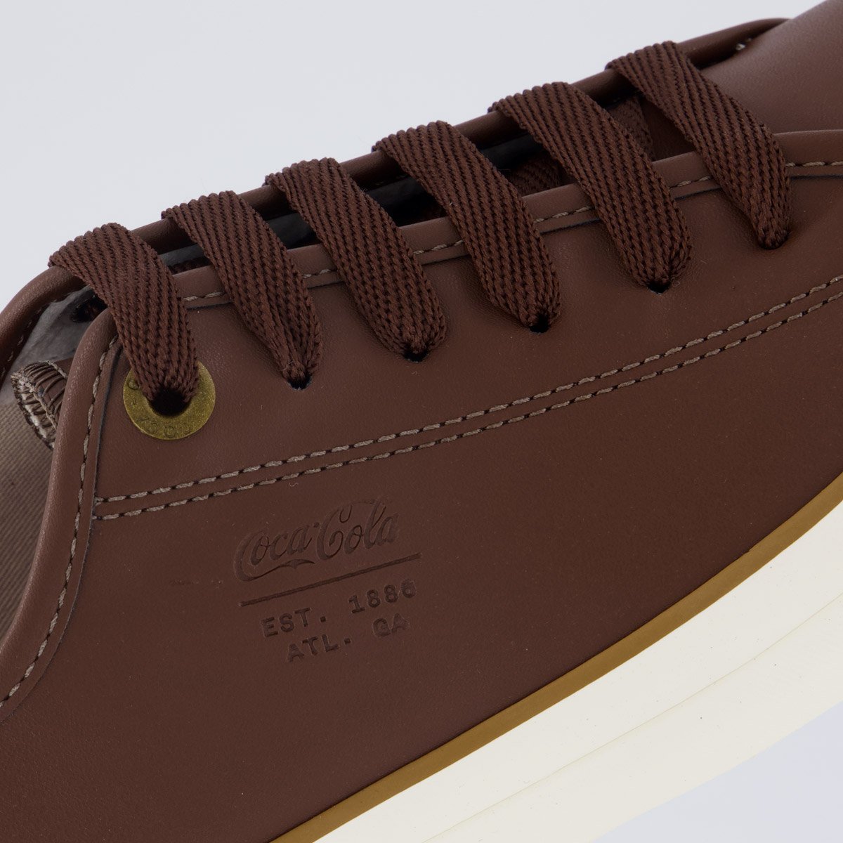 Tênis Coca Cola Stream Town Feminino Marrom Marrom 7