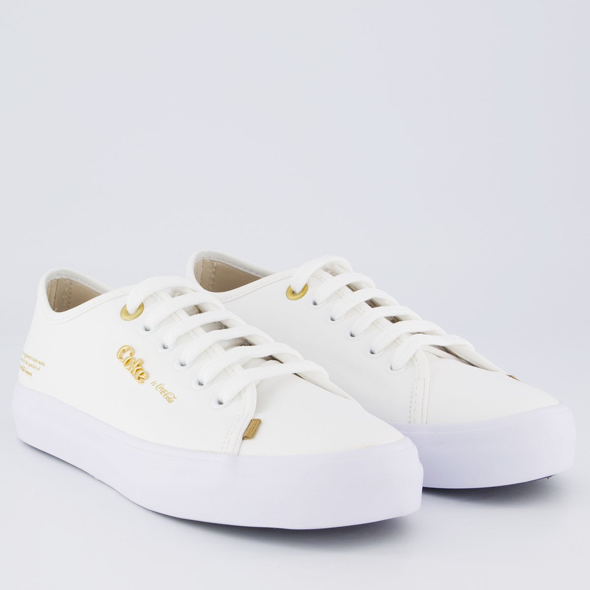 Tênis Coca Cola Key West Town Feminino Branco Branco 2