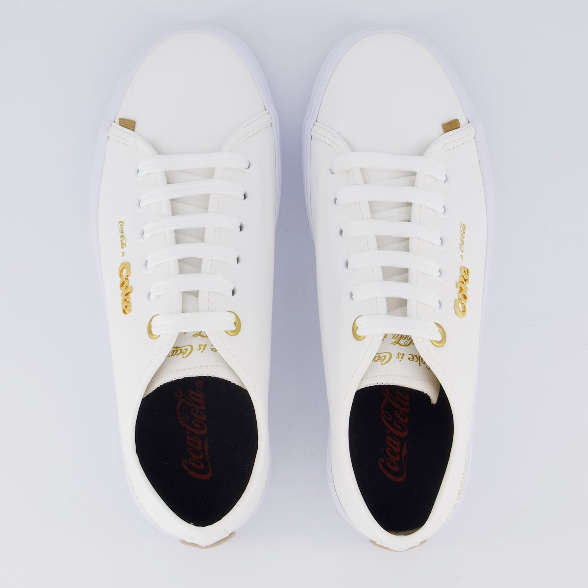 Tênis Coca Cola Key West Town Feminino Branco Branco 4