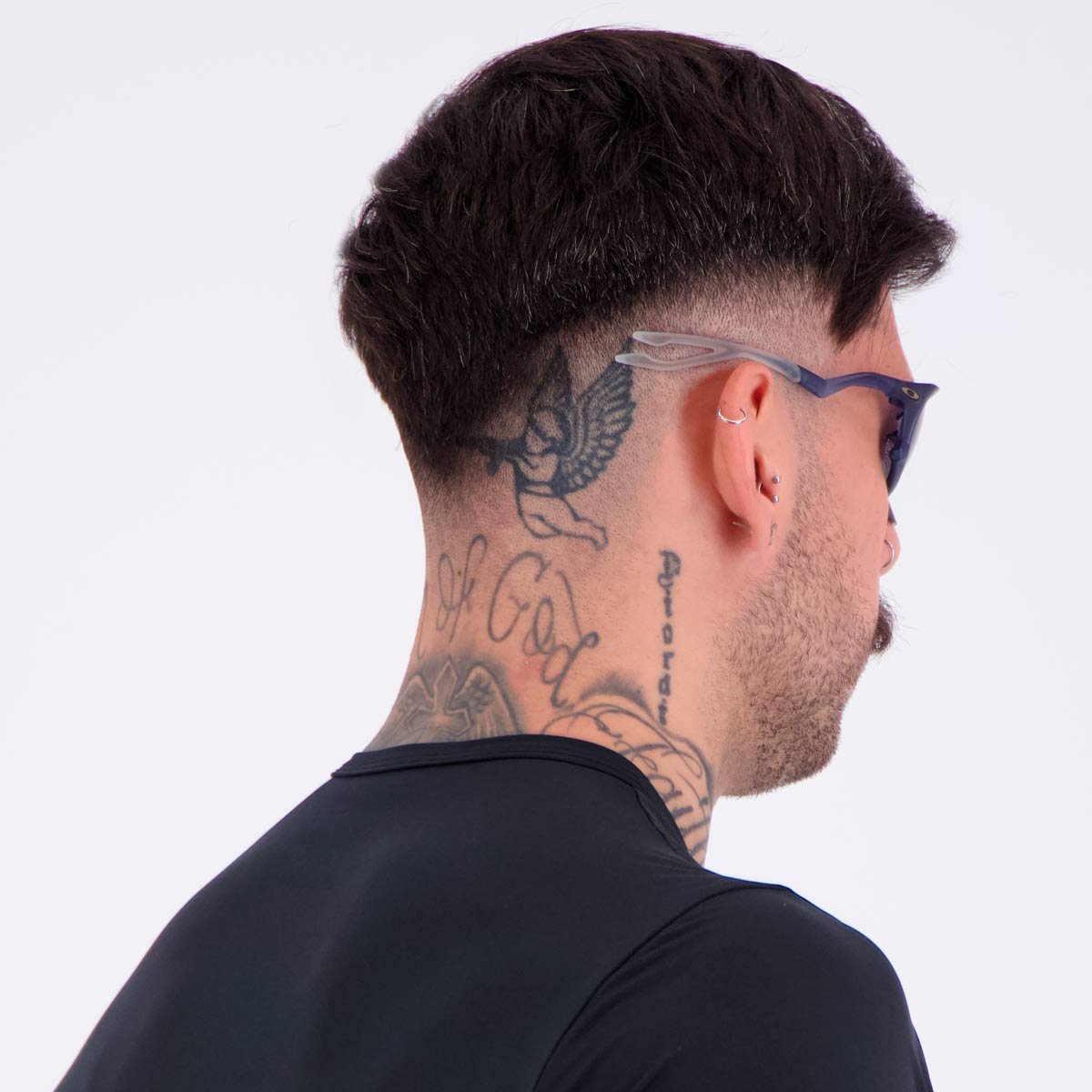 Óculos de Sol Oakley Plantaris Preto e Azul Azul 7