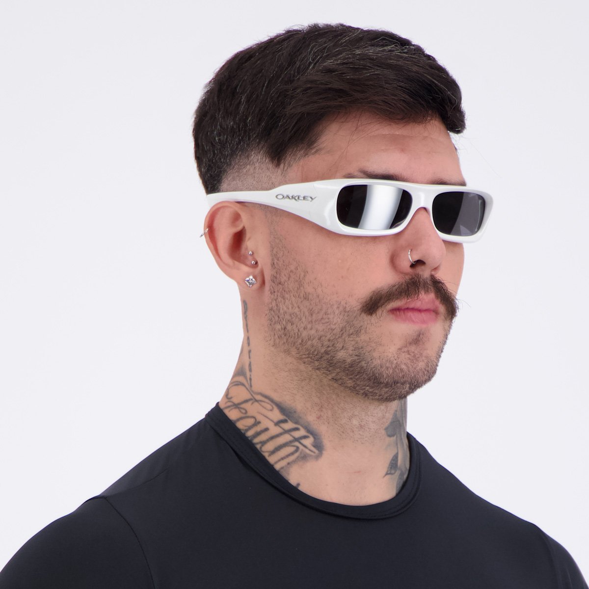 Óculos de Sol Oakley Permian Branco Branco 5