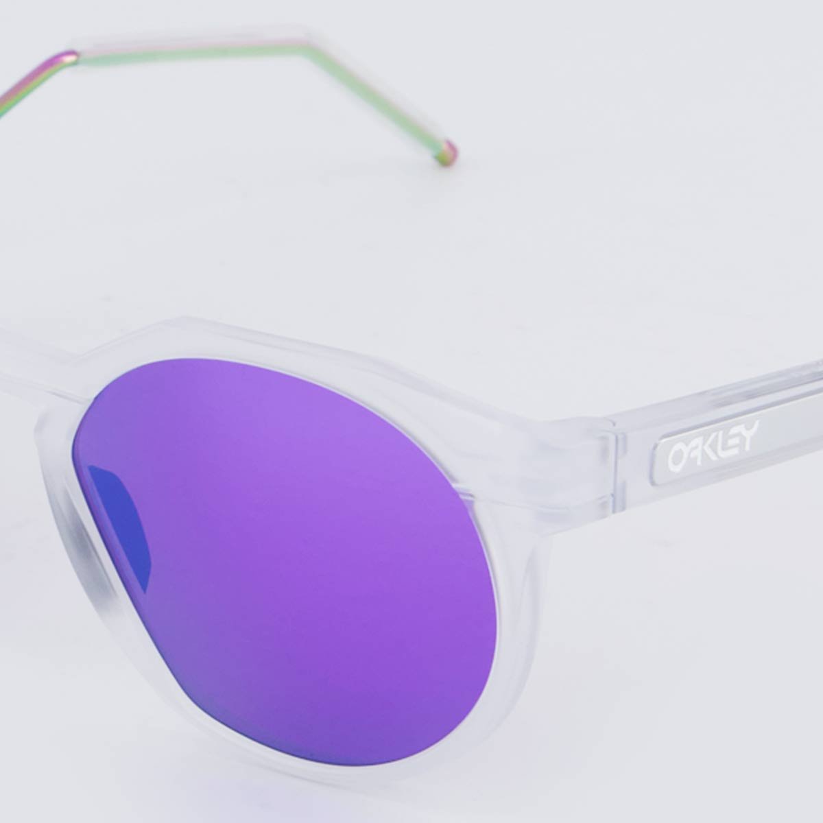 Óculos de Sol Oakley HSTN Metal Cinza e Roxo Cinza 3