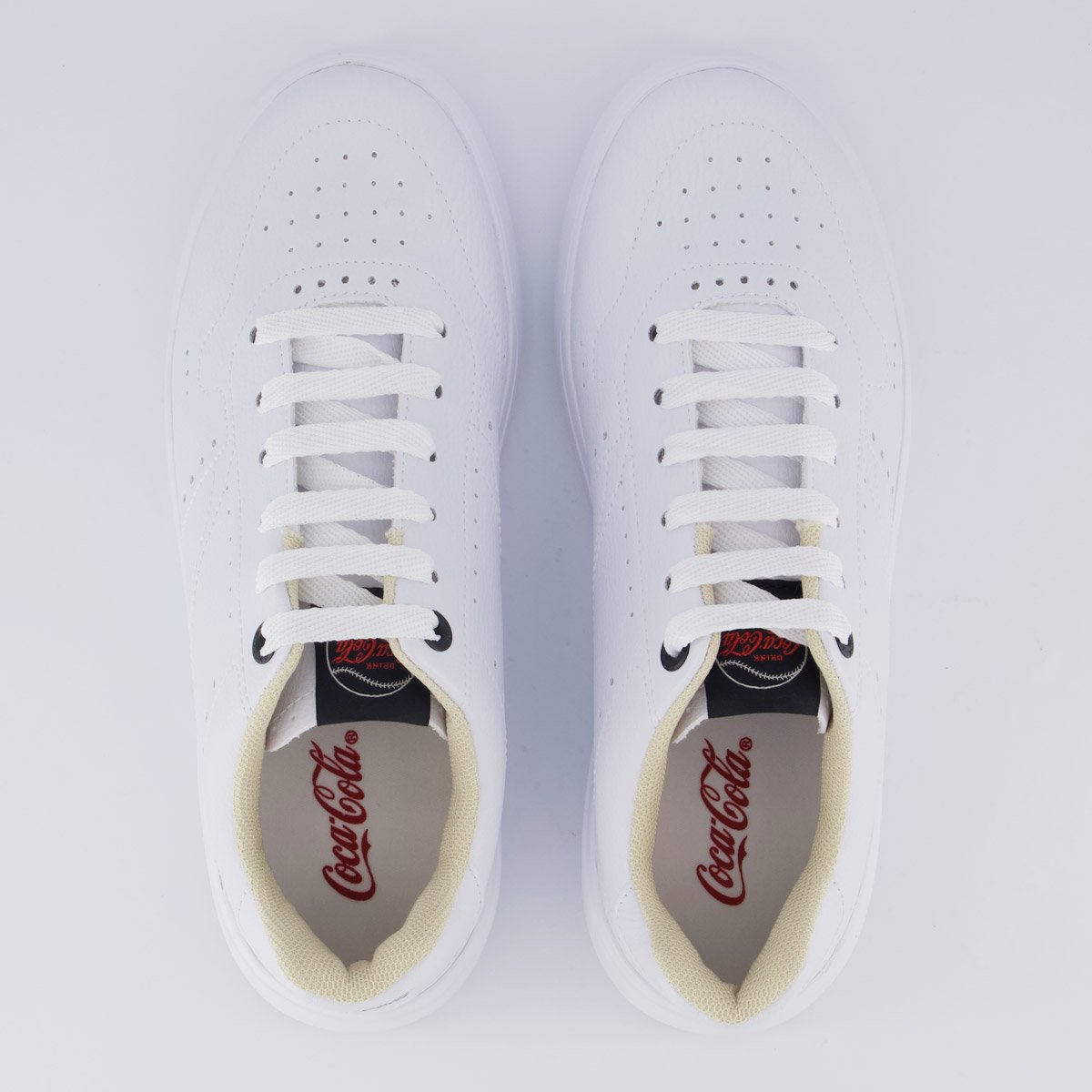 Tênis Coca cola Loud Kripto Branco Branco 4