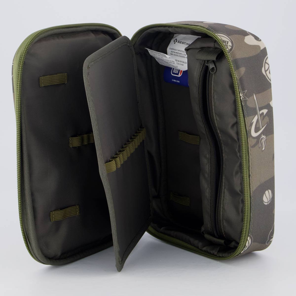 Estojo Box NBA Begins Camuflado Verde 3