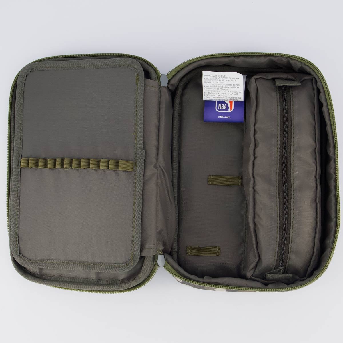Estojo Box NBA Begins Camuflado Verde 5