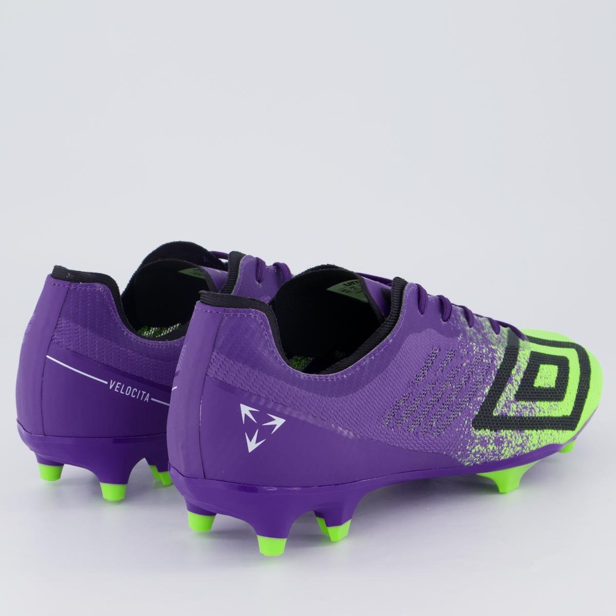 Chuteira Umbro Velocita Décimo Premier Campo Roxo e Verde Roxo 3