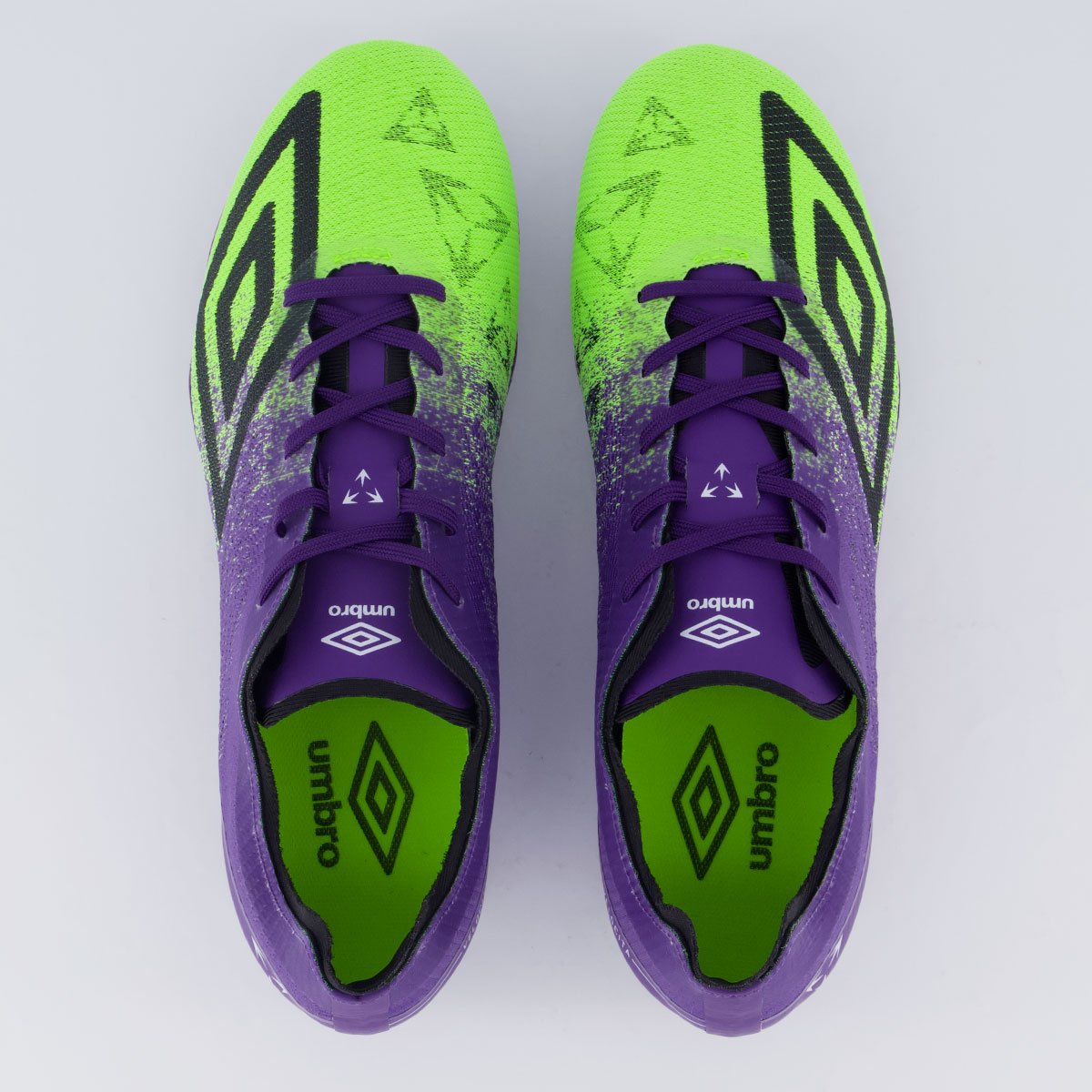 Chuteira Umbro Velocita Décimo Premier Campo Roxo e Verde Roxo 4