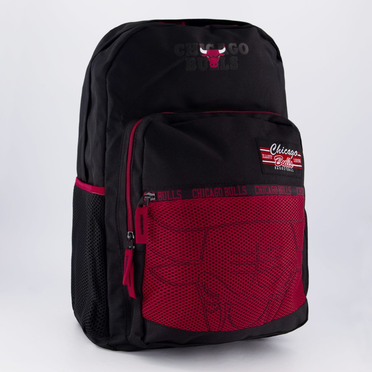 Mochila NBA Chicago Bulls Legend Preto Preto/Vermelho 3