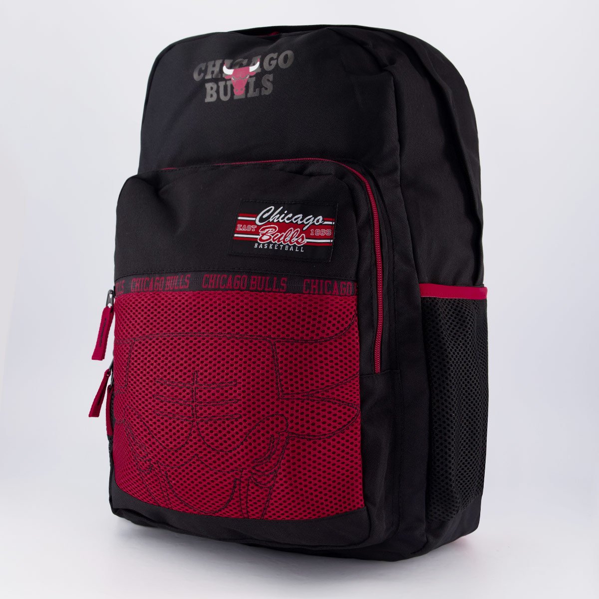 Mochila NBA Chicago Bulls Legend Preto Preto/Vermelho 4