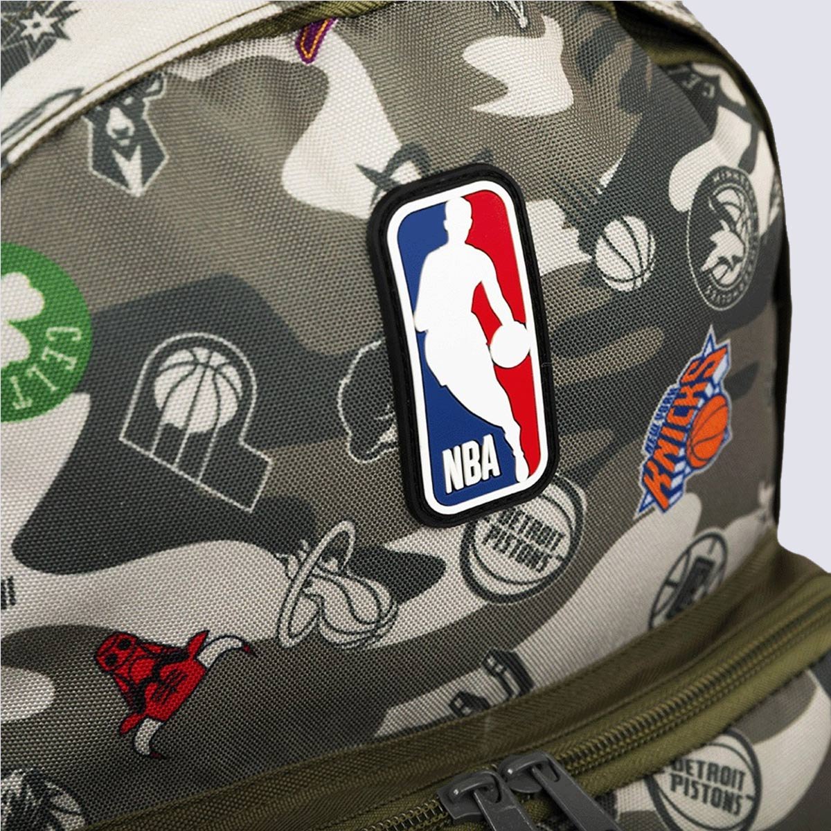 Mochila NBA Begins Camuflado Verde Verde 4