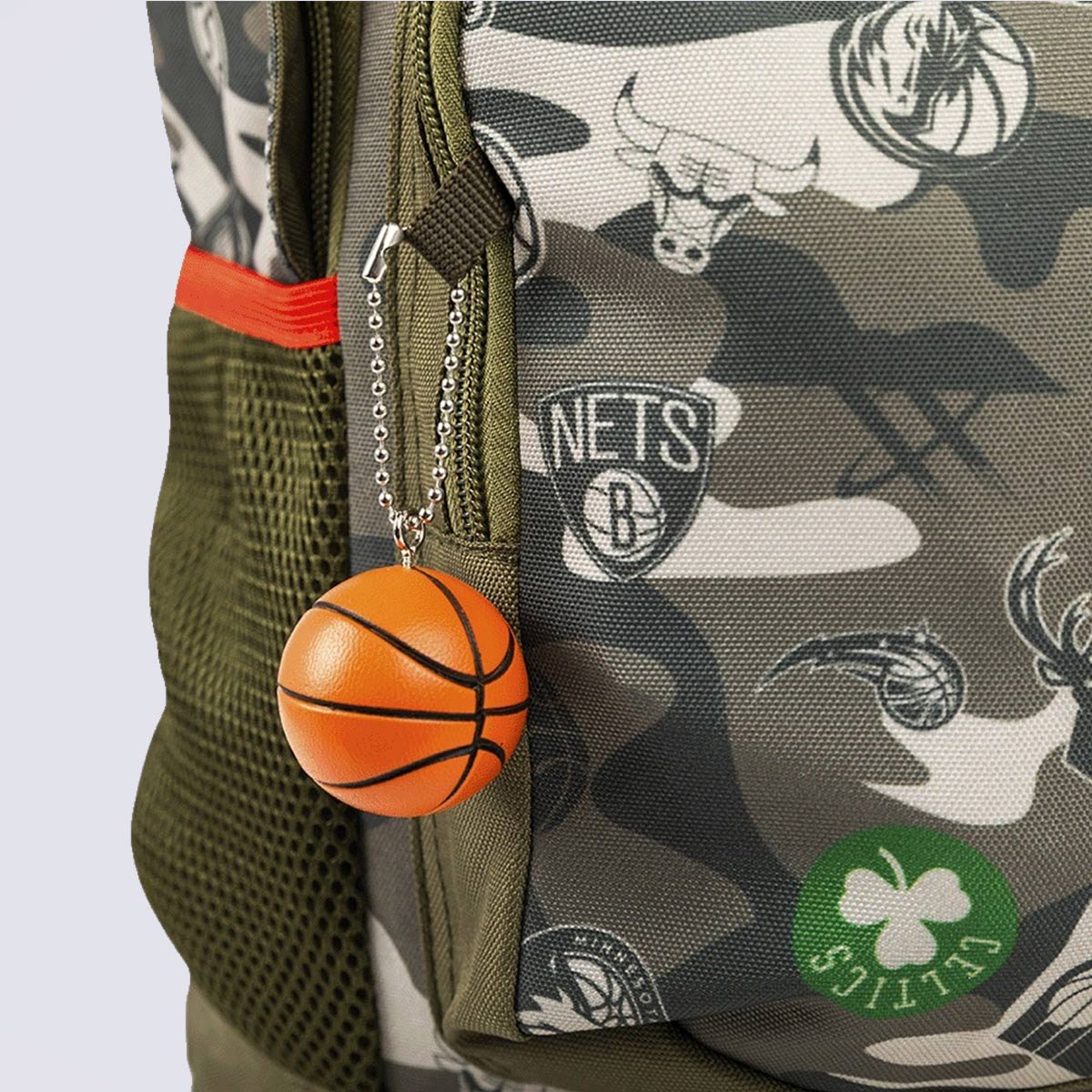 Mochila NBA Begins Camuflado Verde Verde 6