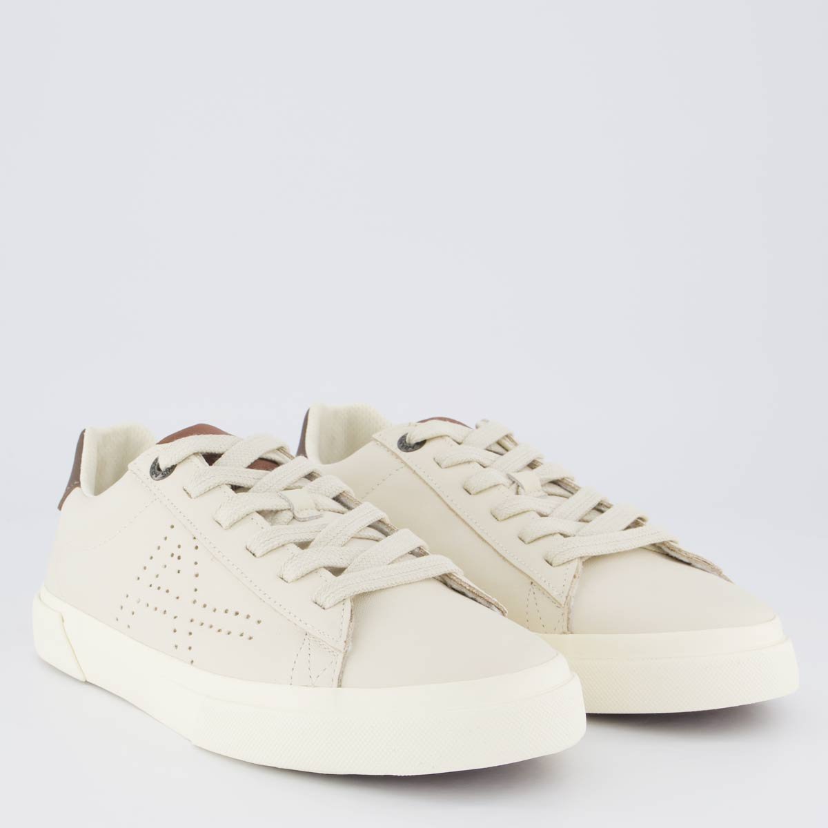 Tênis Aramis Easy Icon Off White e Marrom Bege 2