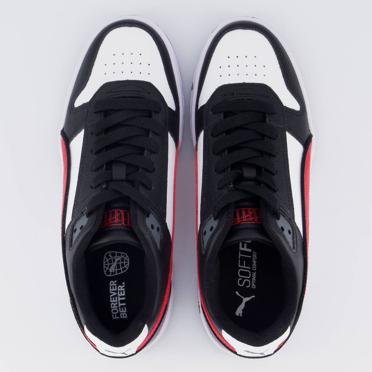 Tenis Puma RBD Game Low BDP Branco e Vermelho Branco/Vermelho 4