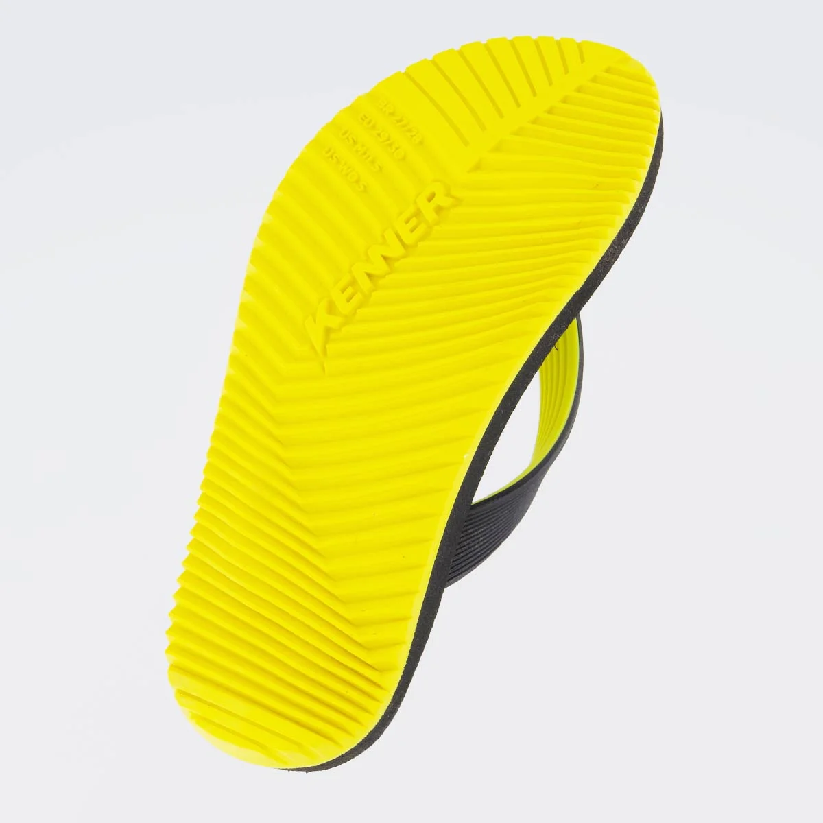 Chinelo Kenner RED Juvenil Preto e Amarelo Preto 5