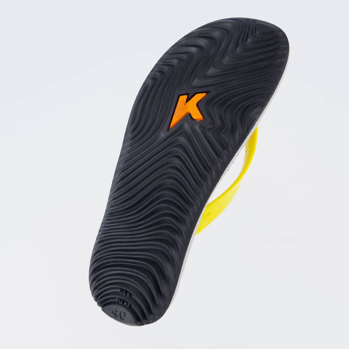 Chinelo Kenner Summer Line Cinza e Amarelo Amarelo 5