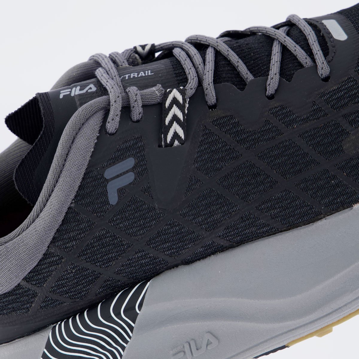 Tênis Fila Racer Skytrail Feminino Preto e Cinza Preto 7