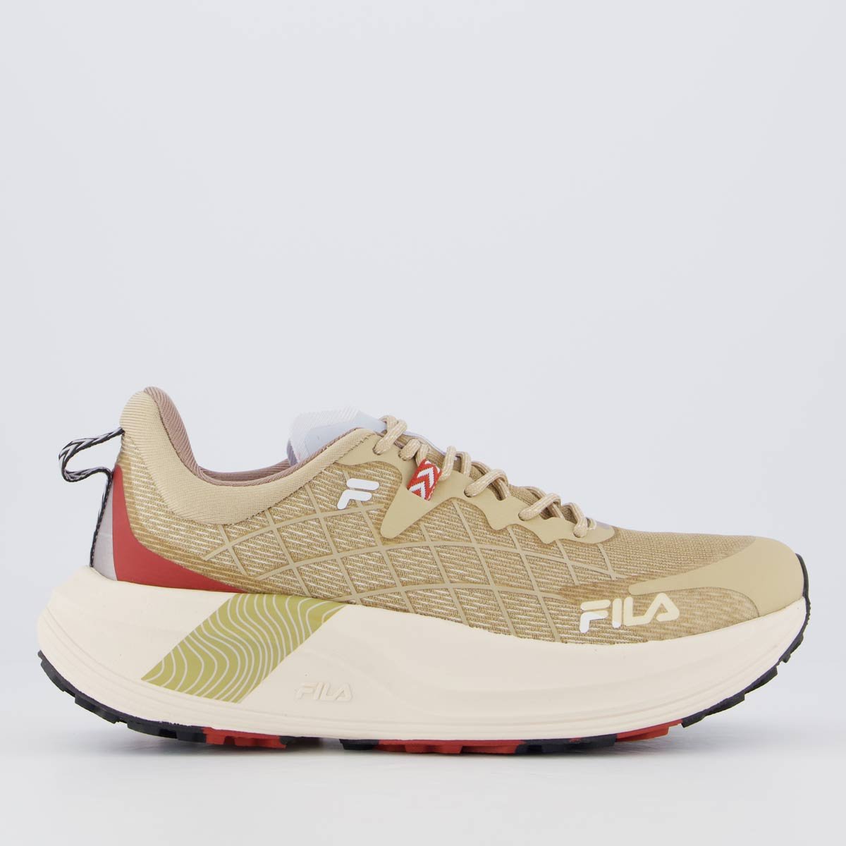 Tênis Fila Racer Skytrail Feminino Bege