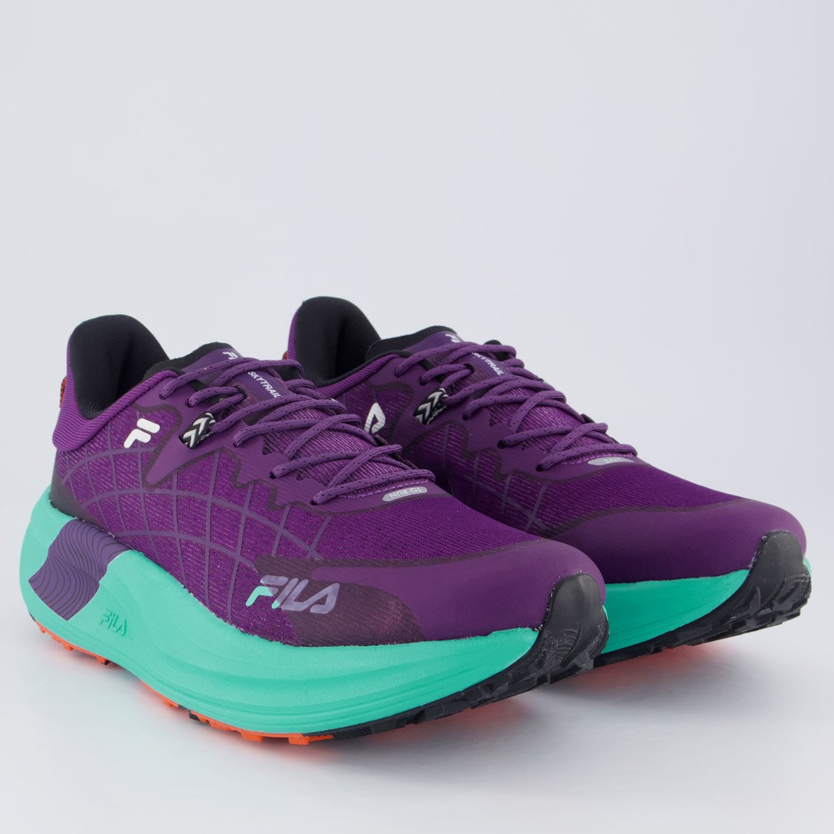 Tênis Fila Skytrail Roxo e Azul Roxo 2