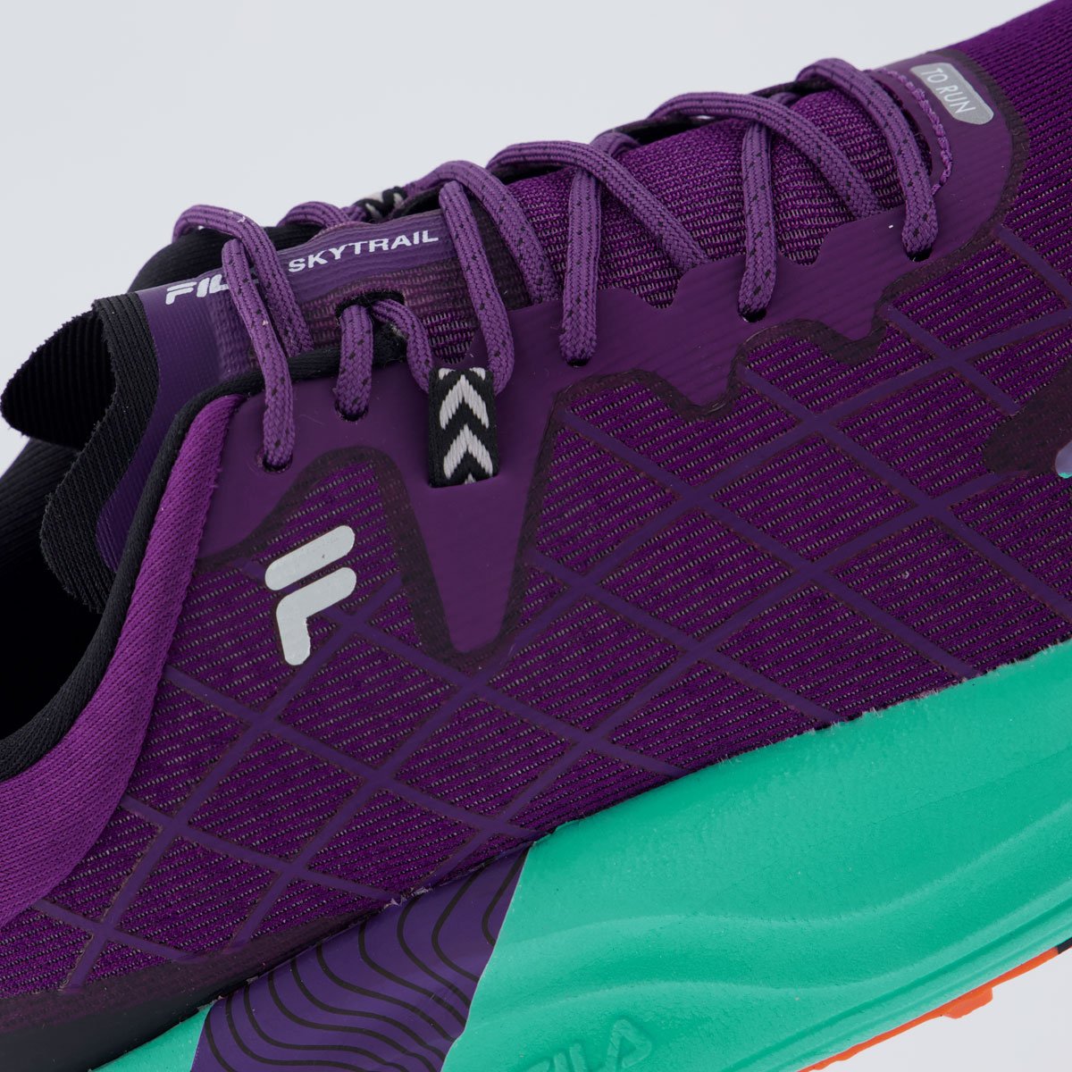 Tênis Fila Skytrail Roxo e Azul Roxo 7