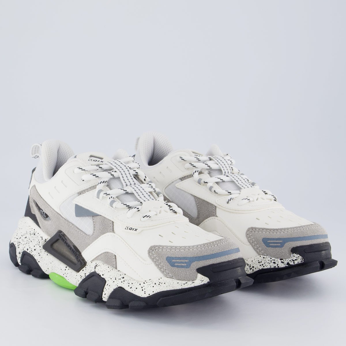 Tênis Qix Trek Branco e Cinza Branco 2