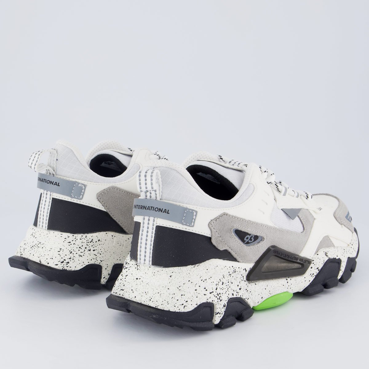 Tênis Qix Trek Branco e Cinza Branco 3