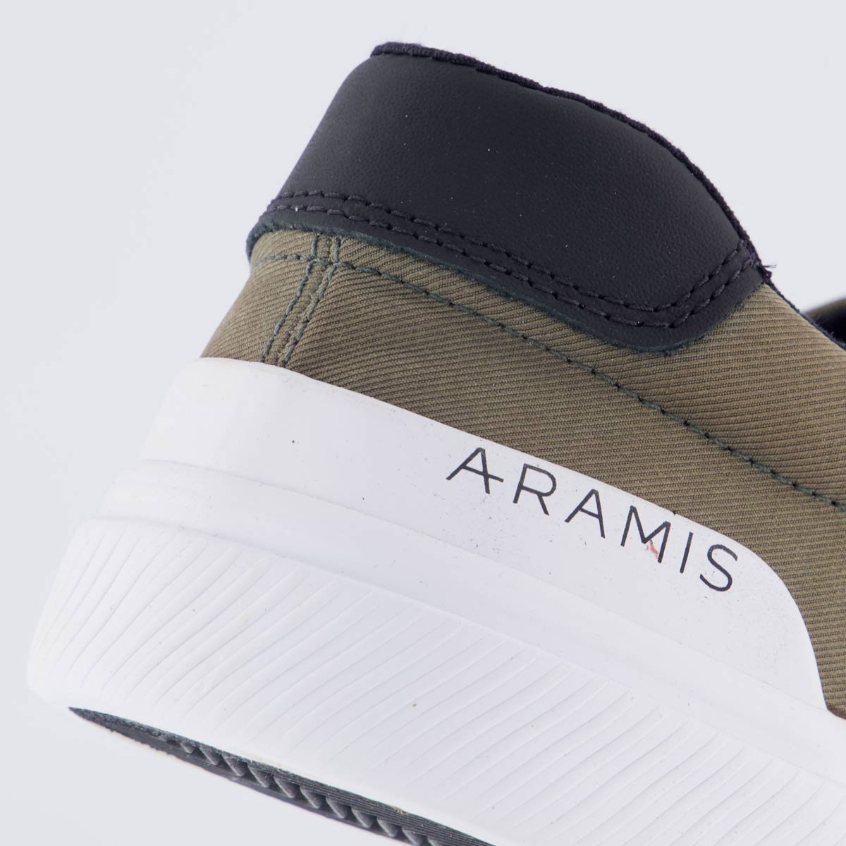 Tênis Aramis Daily Slip Canvas Verde e Branco Vesde Musgo 6