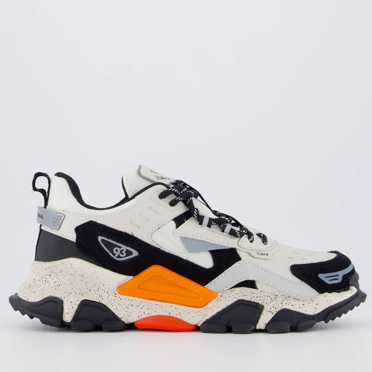 Tênis Qix Trek Cinza e Preto