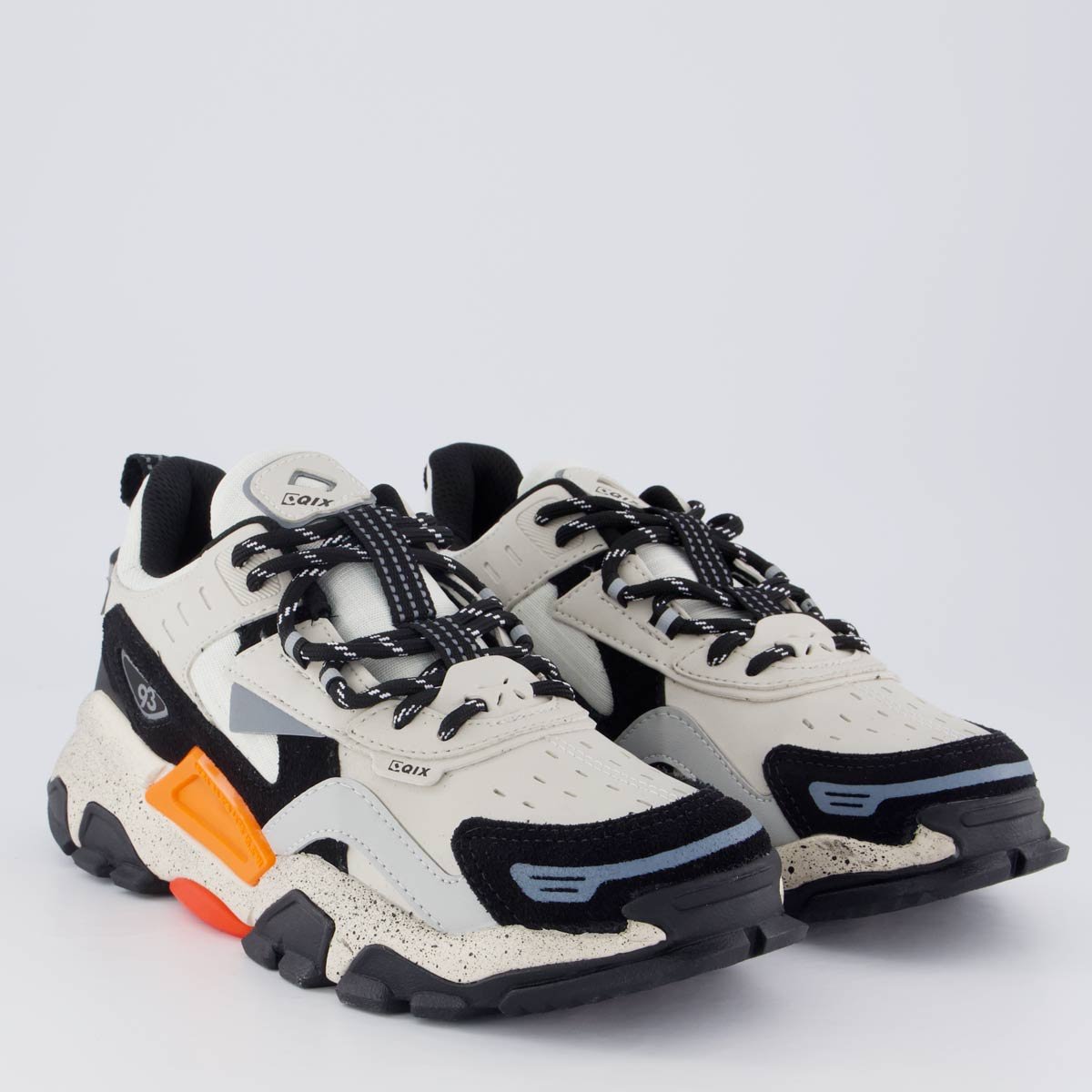 Tênis Qix Trek Cinza e Preto Cinza 2