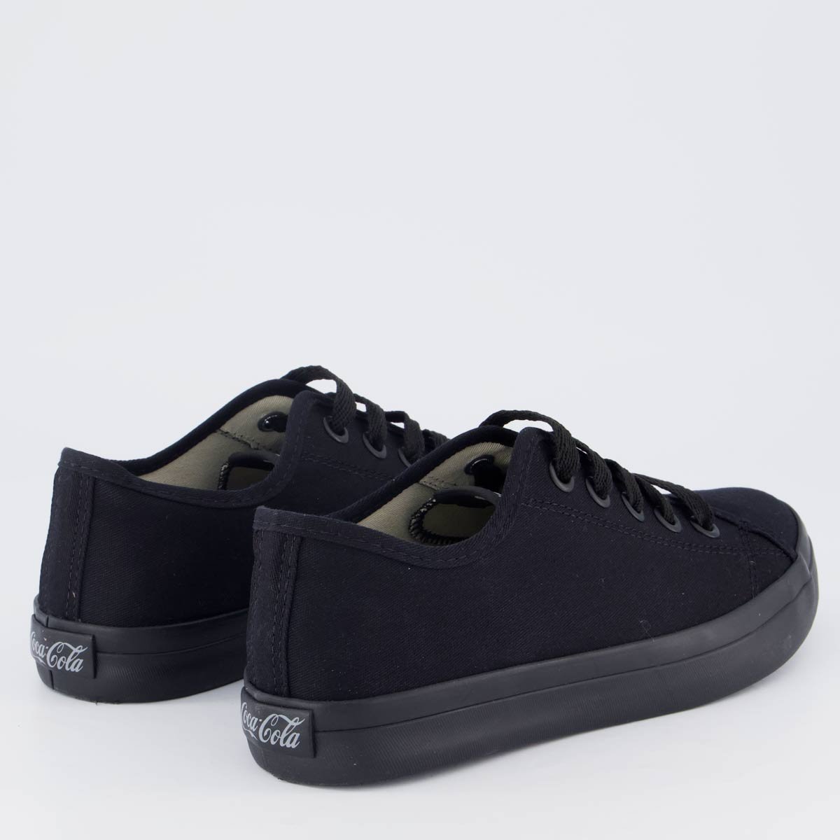 Tênis Coca Cola Stream Canvas  All Black Preto 3