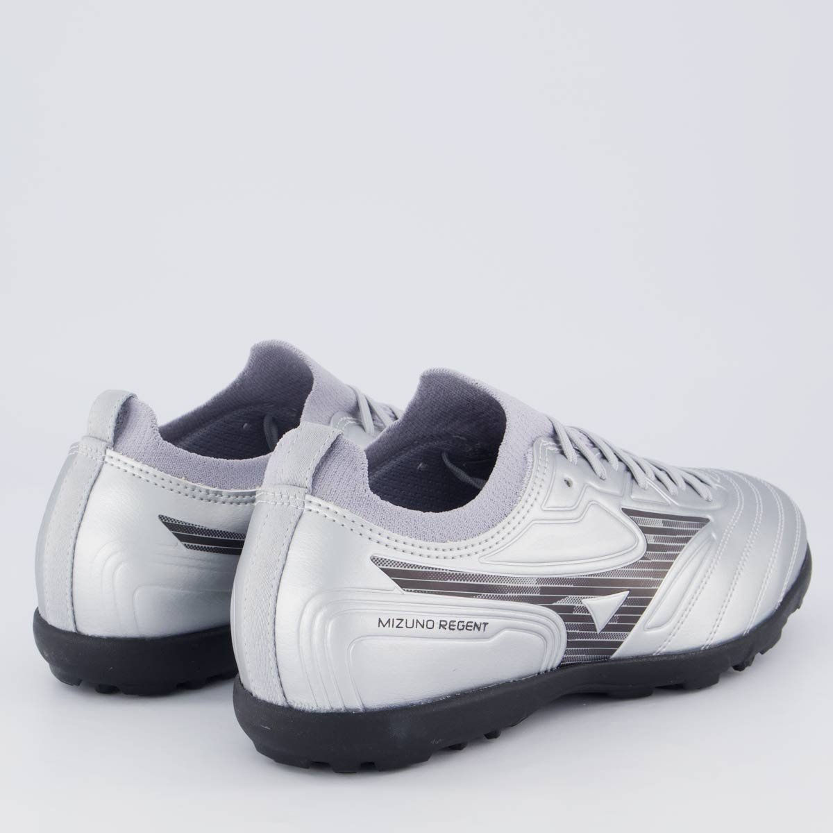 Chuteira Mizuno Regente AS Society Prata Prata 3