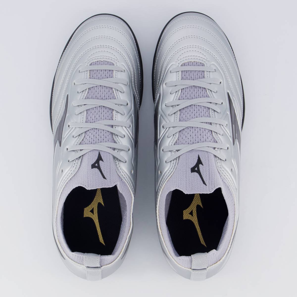 Chuteira Mizuno Regente AS Society Prata Prata 4