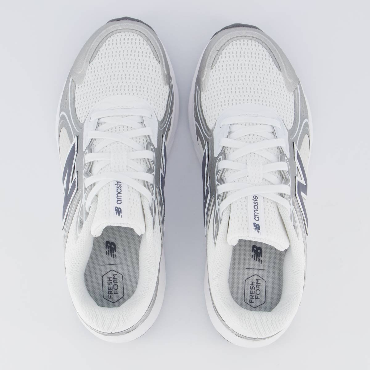 Tênis New Balance Amaste Feminino Cinza e Prata Cinza/Prata 4